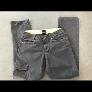 KUHL Cargo Straight Leg Pants Dark Grey 8 EUC